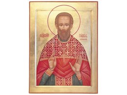 Священномученик Павел Фелицын. Икона Церкви Ризположения Пресвятой Богородицы в Леоново.