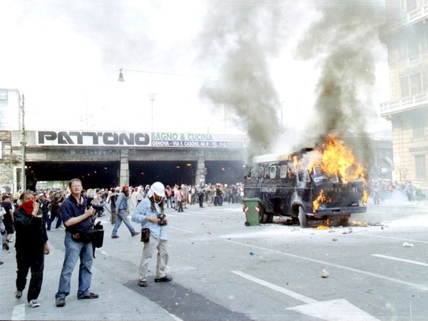 Протесты антиглобалистов в Генуе, 20 июля 2001 года