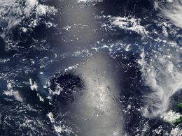 Архипелаг Вануату, вид из космоса