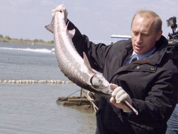 Владимир Путин в Астраханской области, 25 апреля 2002 года. Kremlin.ru