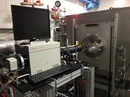 Фотография мишенной камеры и системы диагностики лазерной плазмы