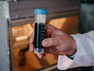 Готовый синтезированный материал двумерных сульфидно-гидроксидных наночастиц в растворе