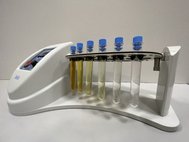 Образцы проб растворов на 1–10 день эксперимента для тетрациклина при максимальной концентрации антибиотика в растворе