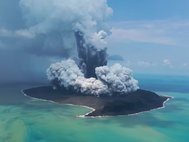Извержение вулкана Хунга-Тонга-Хунга-Хаапай