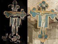 «Крест пеликана» до и после реставрации