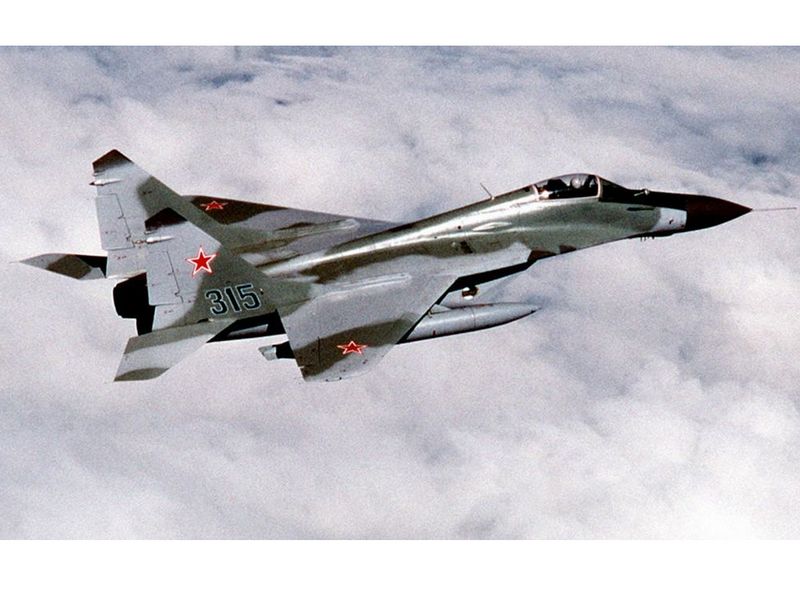 МиГ-29 разбился под Астраханью