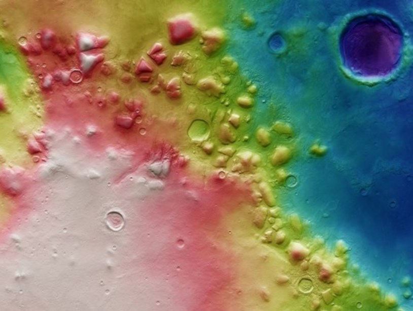 Mars Express обнаружил на Марсе погребенные ледники