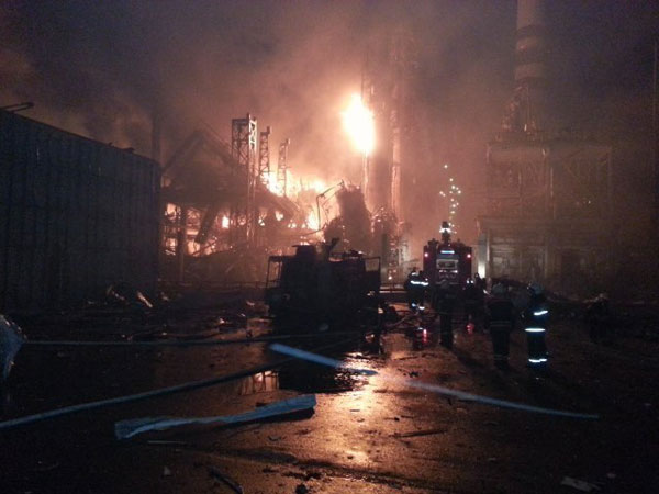 Взрыв на Ачинском НПЗ