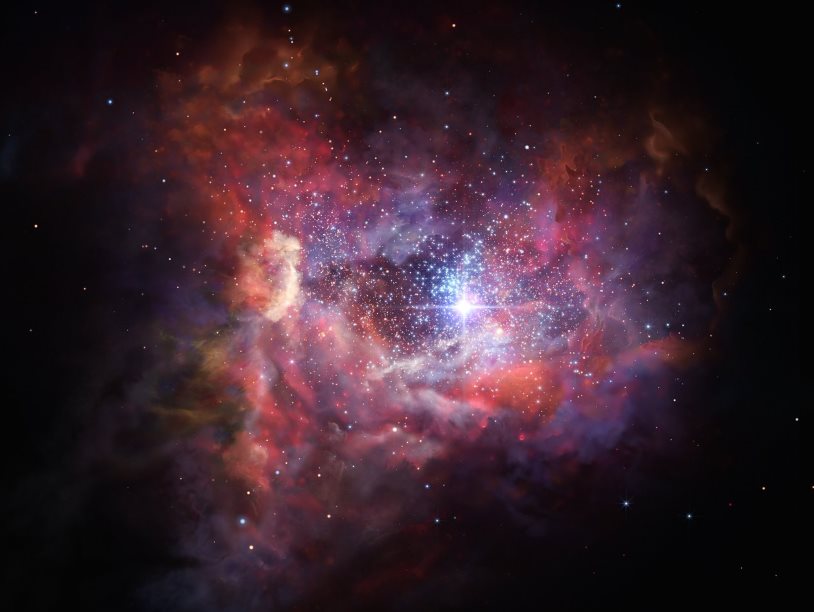 Следы первых звезд в древней пыли