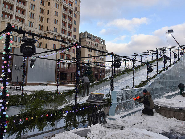 Снег к Новому году
