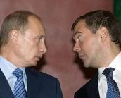 Медведев снялся с Путиным