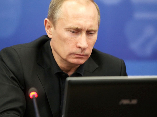 В.В. Путин — видный, 10-процентный блогер