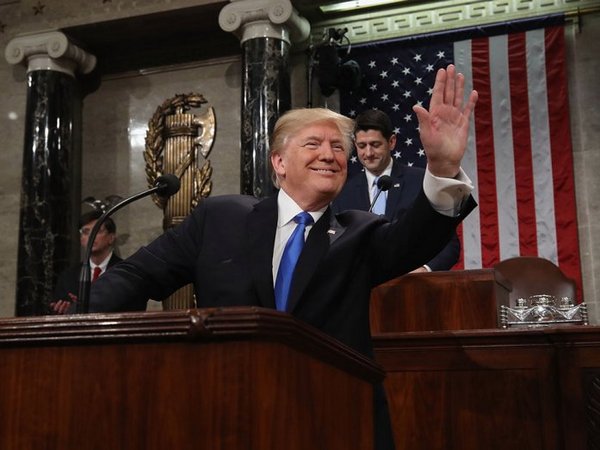 Трамп. Своеобразное обращение к конгрессу