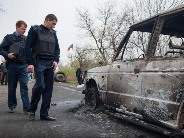 Стрельба в Славянске