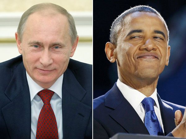 Путин и Обама синхронно об Украине