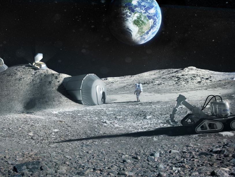 Лунную базу напечатают на 3D-принтере