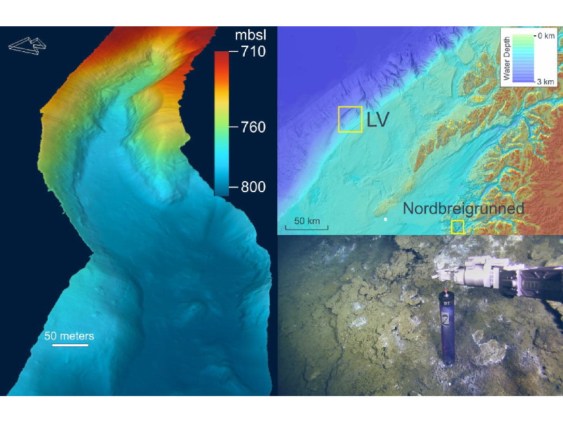 На дне Норвежского моря существует источник пресной воды