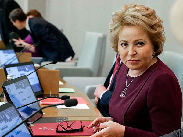 #100 СЛОВ. Матвиенко не понравились антисанкции