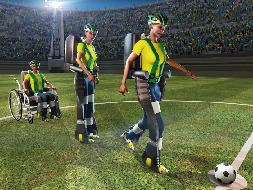 На чемпионате мира в Бразилии мяч введет в игру парализованный человек