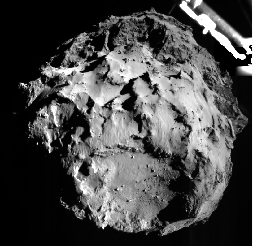 Philae прислал первые снимки ядра кометы Чурюмова – Герасименко