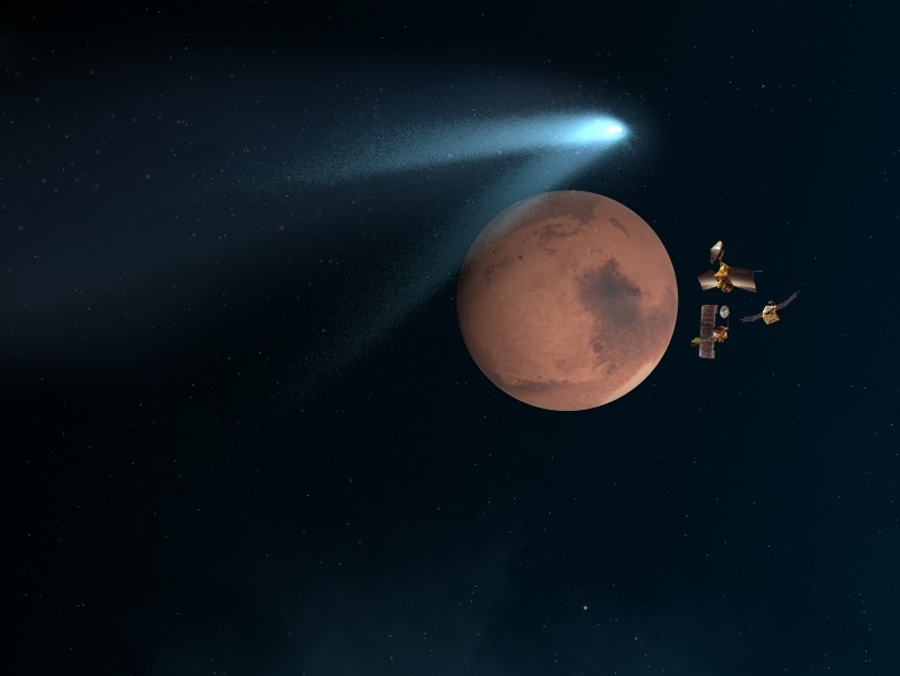 Комета «Siding Spring» разминулась с Марсом