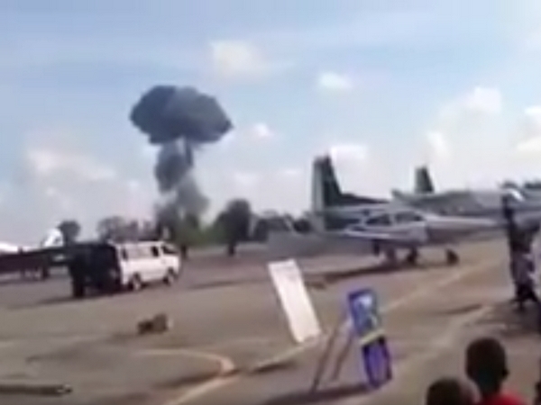 Видео дня. Крушение истребителя на авиашоу в Таиланде