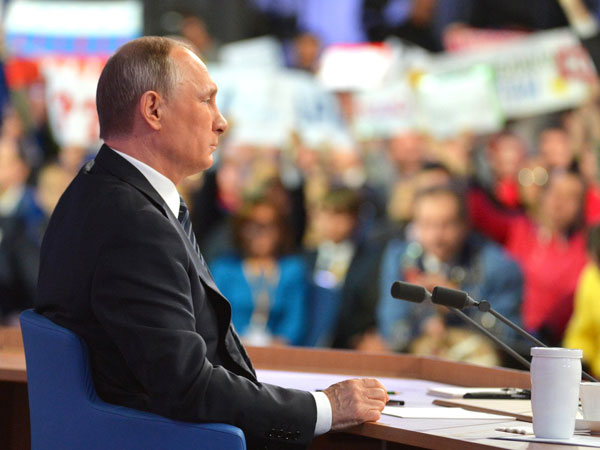 #100 СЛОВ. Пресс-конференция Путина
