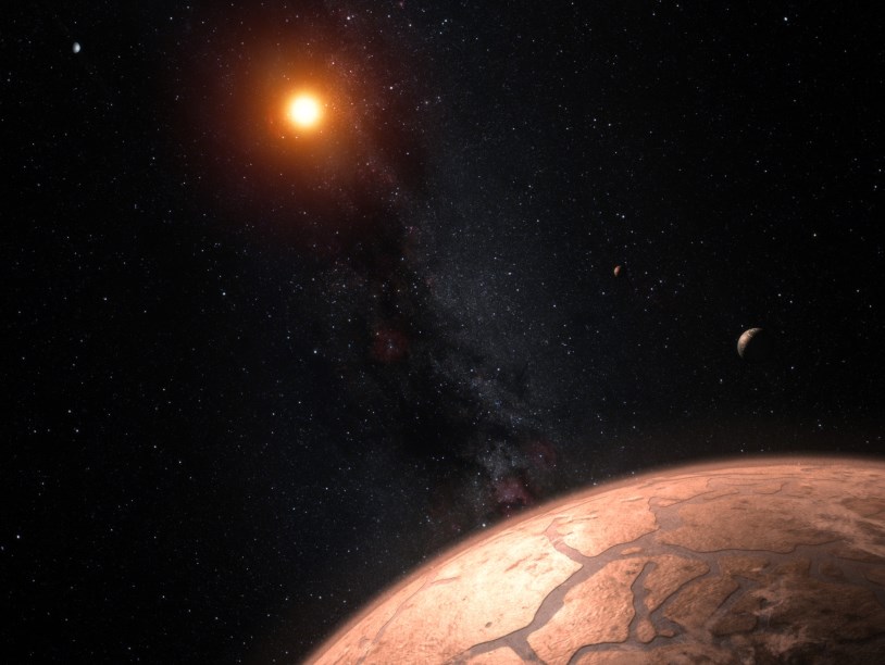 Вода на планетах системы TRAPPIST-1