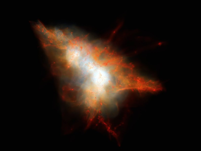 Галактики похожи на уличные фонари в тумане