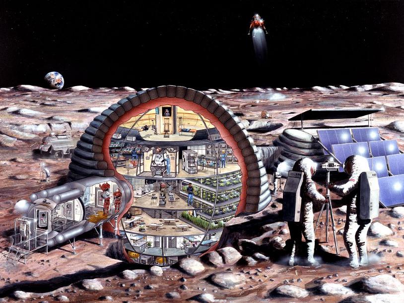 Роскосмос пообещал обитаемые станции на Луне до 2030 года