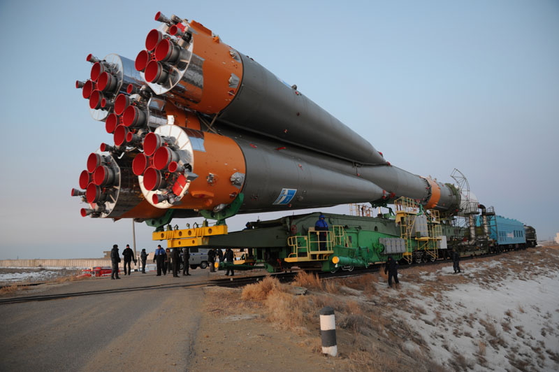 Корабль «Прогресс М-18М» доставлен на стартовую площадку