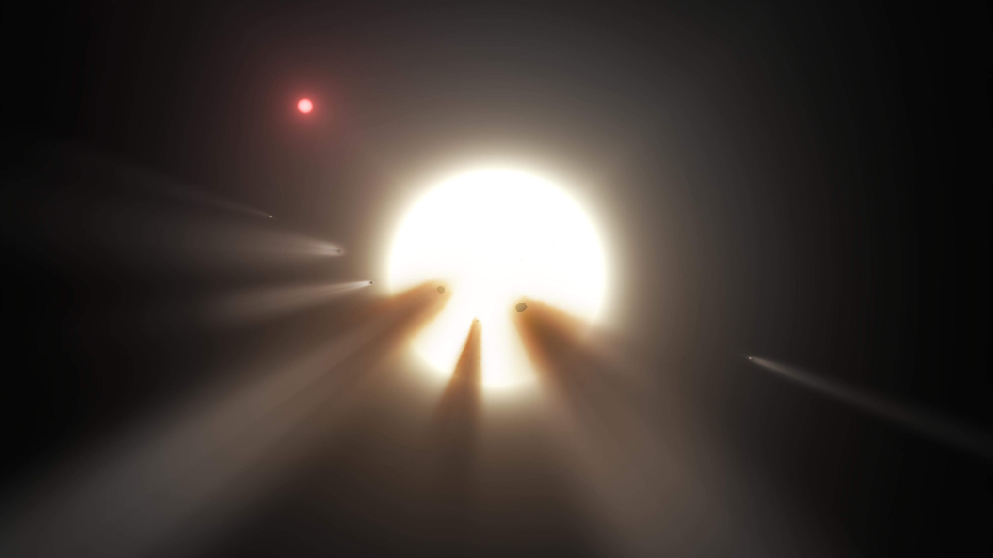 Загадочная звезда KIC 8462852 вновь теряет яркость