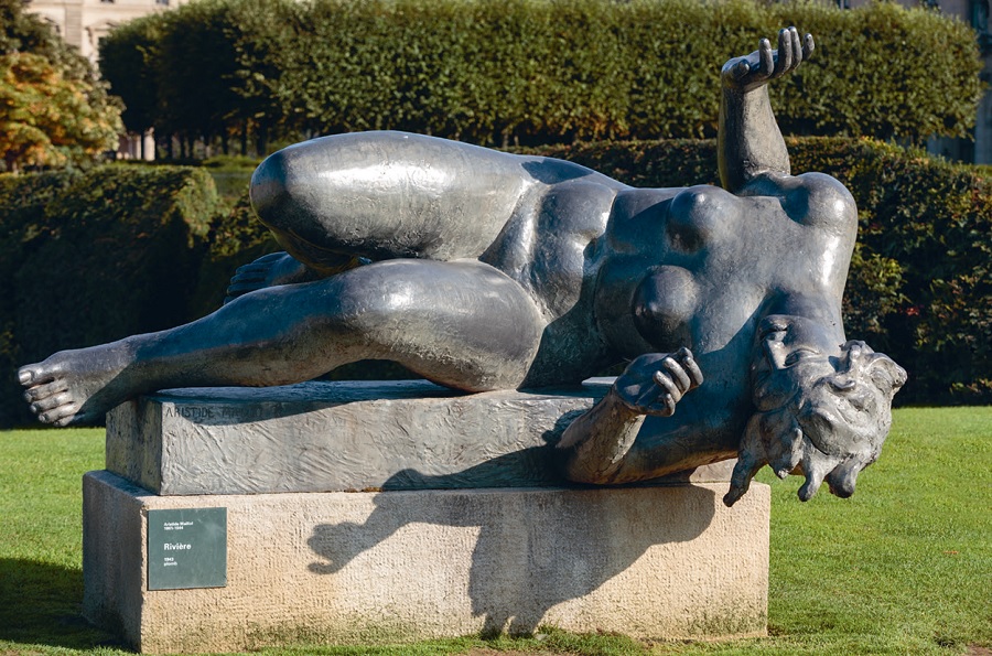  Аристид Майоль, скульптура «Река», 1943 